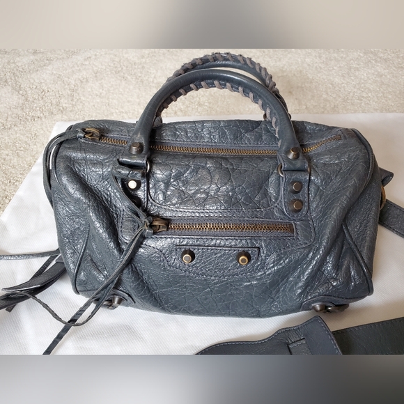 Balenciaga Mini Twiggy Crossbody bag Anthracite color - Picture 1 of 15